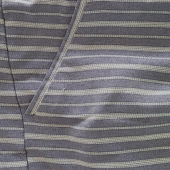 Chico's Blue & White Striped Pullon Capri Pants size 3 (XL) - Picture 4 of 9